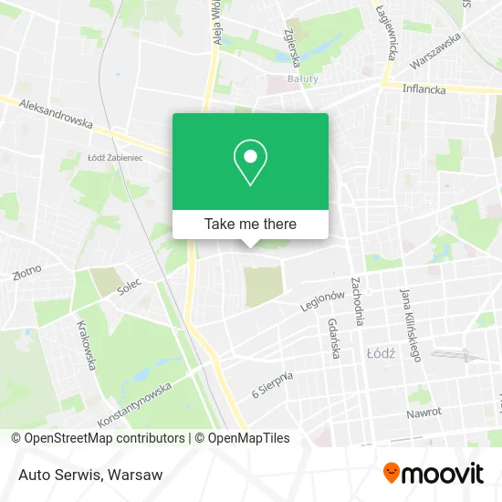Карта Auto Serwis
