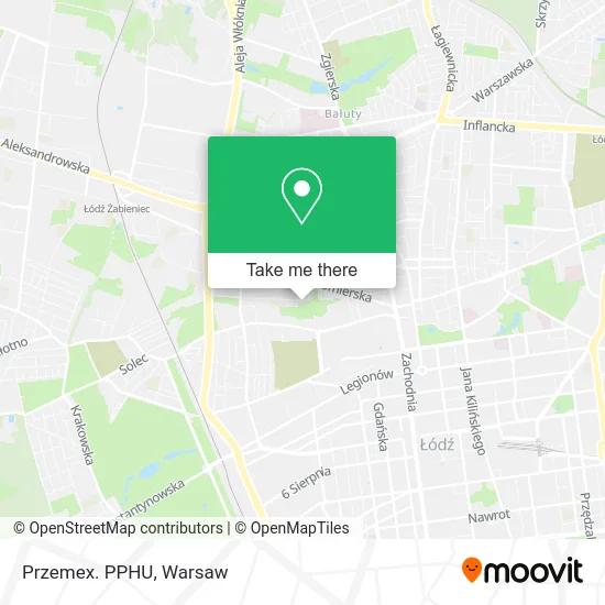 Карта Przemex. PPHU