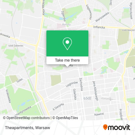 Theapartments map