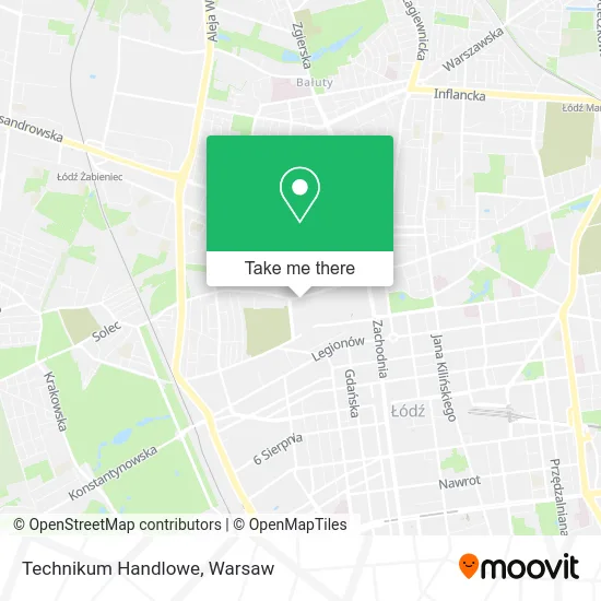 Карта Technikum Handlowe
