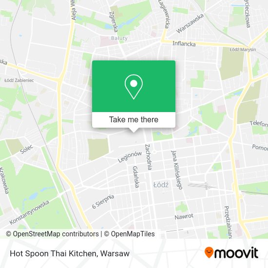 Hot Spoon Thai Kitchen map