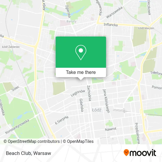 Карта Beach Club