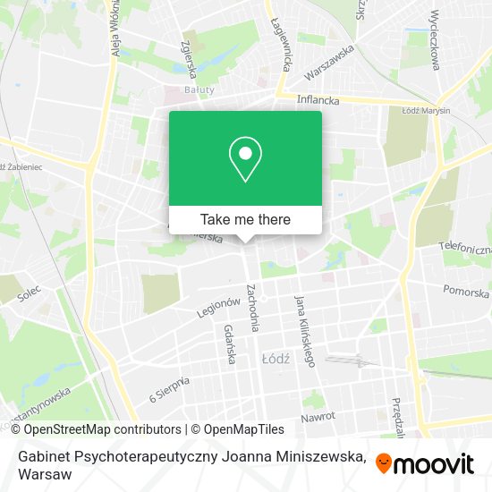 Карта Gabinet Psychoterapeutyczny Joanna Miniszewska