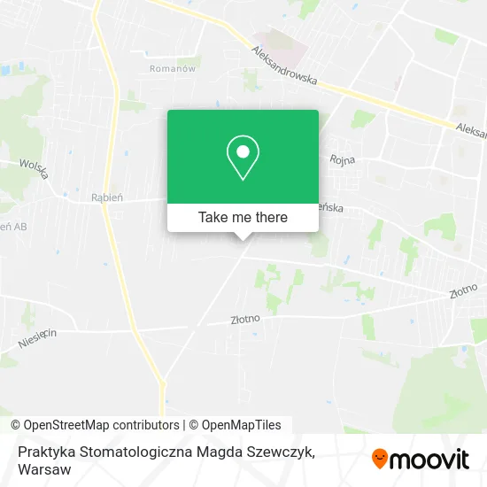 Карта Praktyka Stomatologiczna Magda Szewczyk