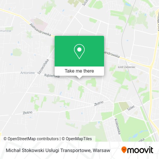 Michał Stokowski Usługi Transportowe map