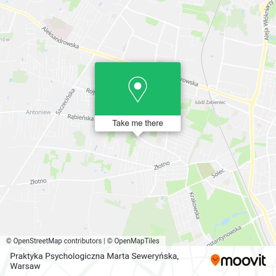 Praktyka Psychologiczna Marta Seweryńska map