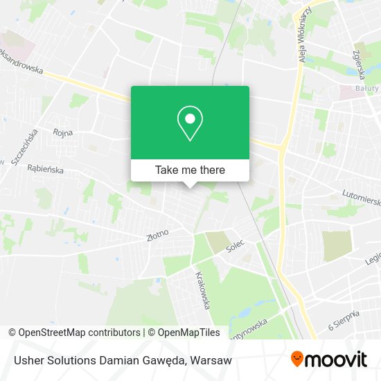 Usher Solutions Damian Gawęda map