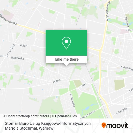 Stomar Biuro Usług Księgowo-Informatycznych Mariola Stochmal map