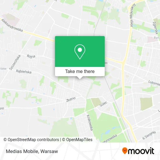 Карта Medias Mobile