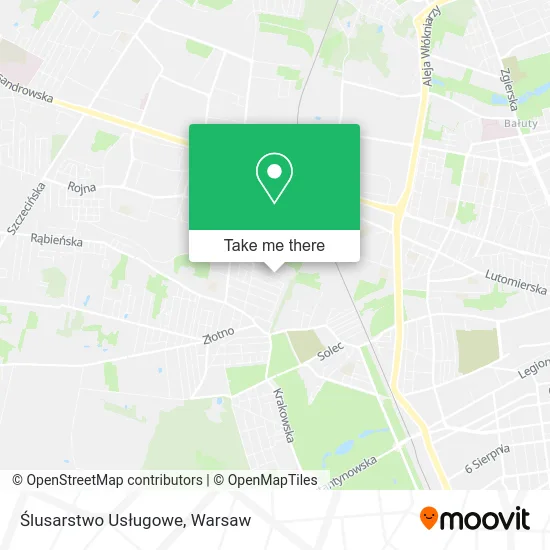 Карта Ślusarstwo Usługowe