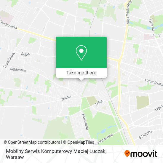 Карта Mobilny Serwis Komputerowy Maciej Łuczak