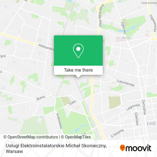 Usługi Elektroinstalatorskie Michał Skonieczny map