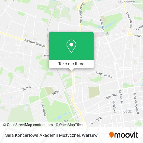 Sala Koncertowa Akademii Muzycznej map