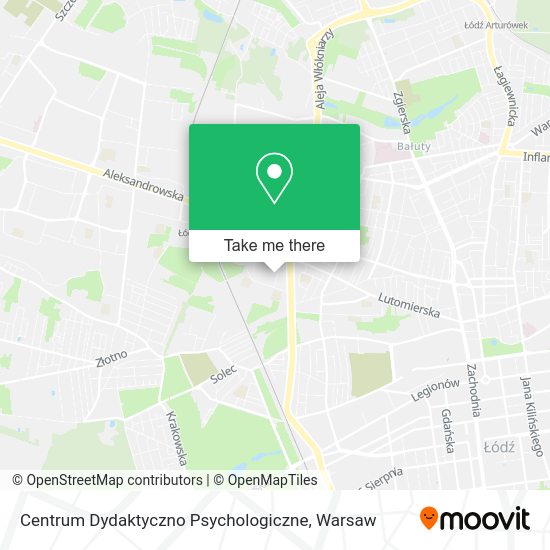 Карта Centrum Dydaktyczno Psychologiczne