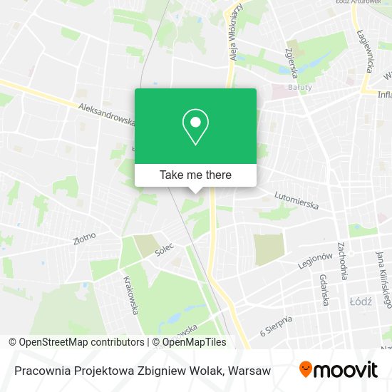 Pracownia Projektowa Zbigniew Wolak map