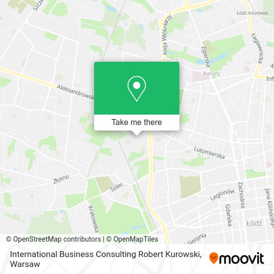 Карта International Business Consulting Robert Kurowski