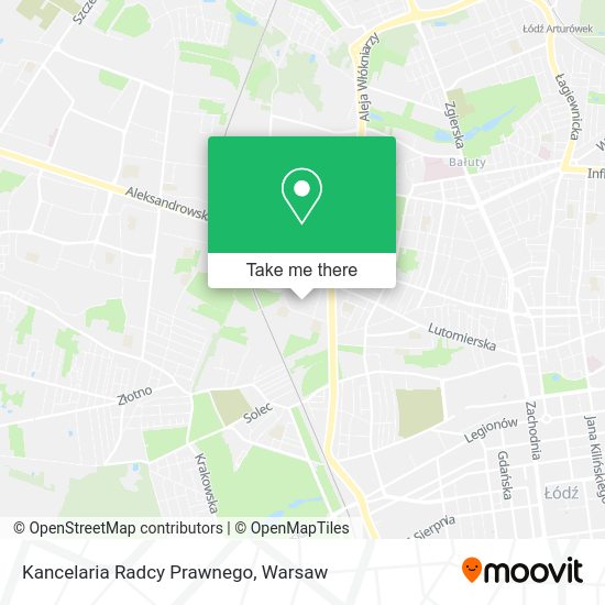 Kancelaria Radcy Prawnego map