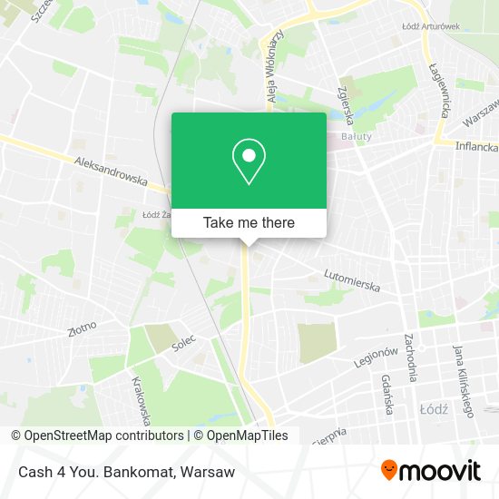 Cash 4 You. Bankomat map