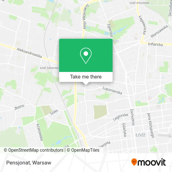 Карта Pensjonat