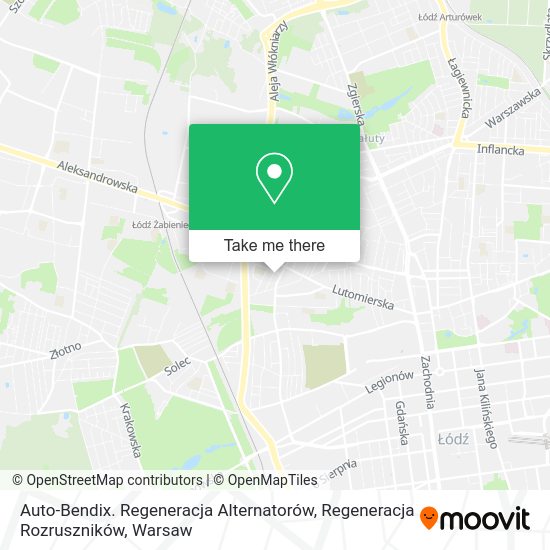 Auto-Bendix. Regeneracja Alternatorów, Regeneracja Rozruszników map