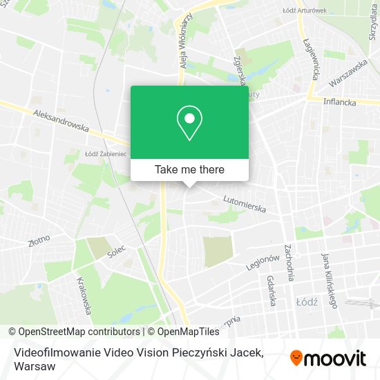 Videofilmowanie Video Vision Pieczyński Jacek map