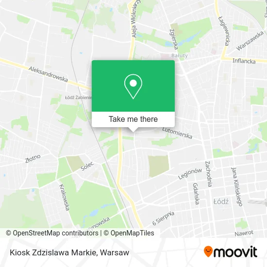 Карта Kiosk Zdzislawa Markie