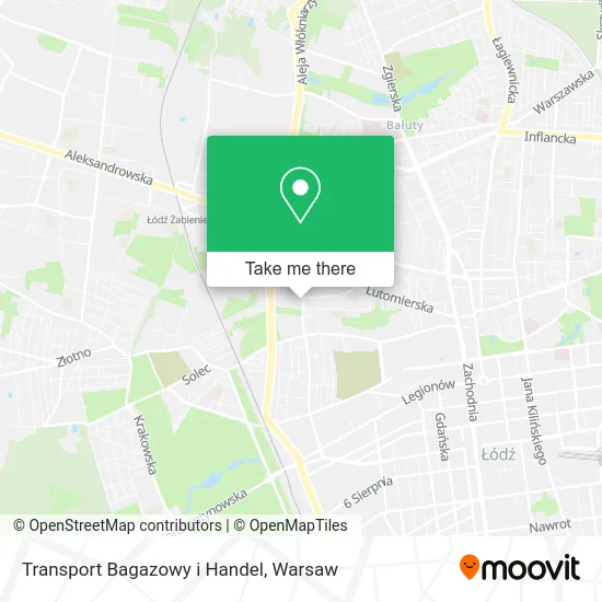 Карта Transport Bagazowy i Handel