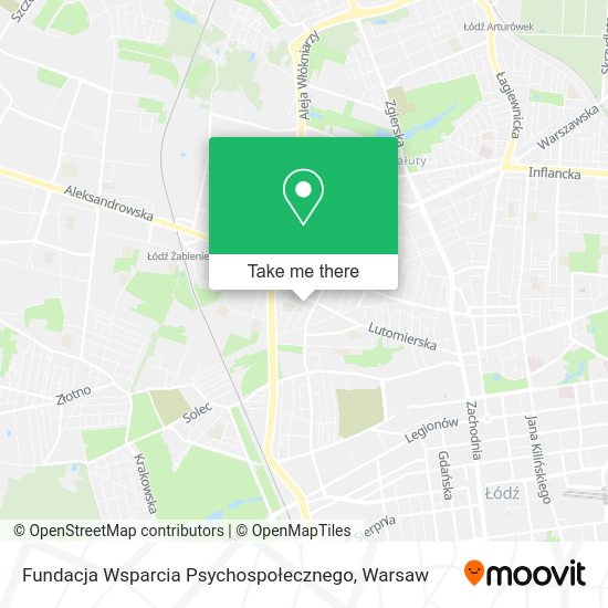 Fundacja Wsparcia Psychospołecznego map