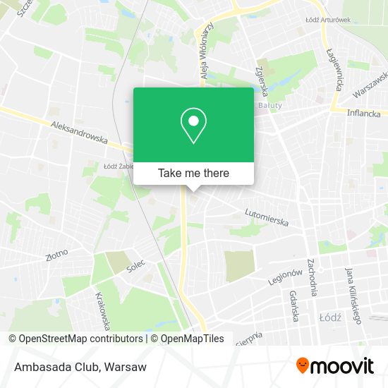 Ambasada Club map