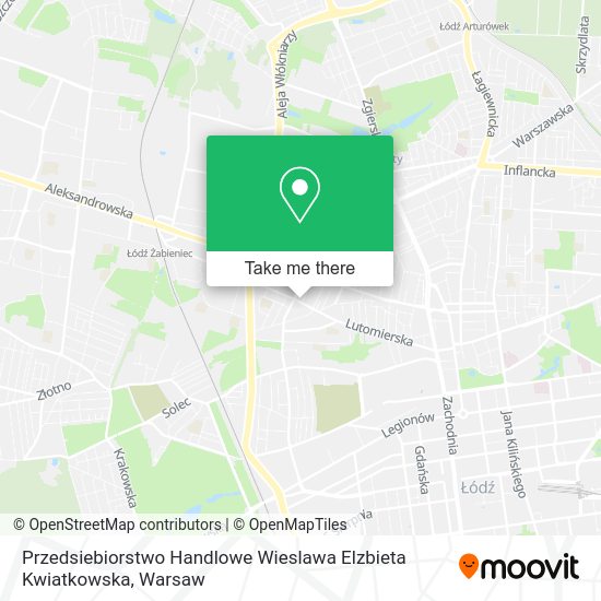 Przedsiebiorstwo Handlowe Wieslawa Elzbieta Kwiatkowska map