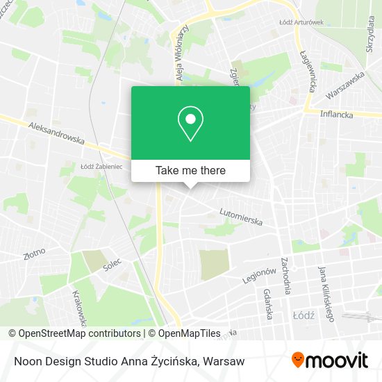 Noon Design Studio Anna Życińska map