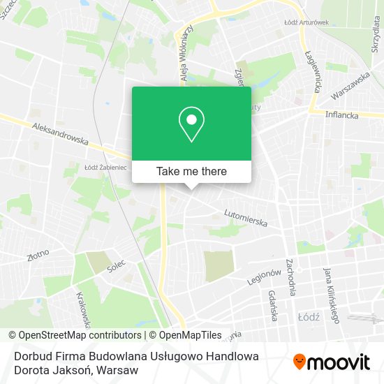 Dorbud Firma Budowlana Usługowo Handlowa Dorota Jaksoń map