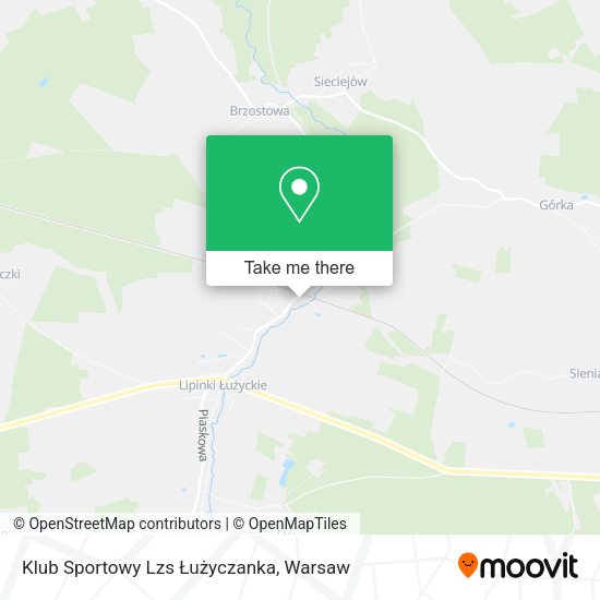 Klub Sportowy Lzs Łużyczanka map