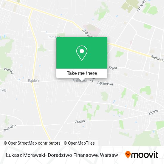 Łukasz Morawski- Doradztwo Finansowe map