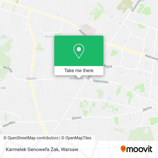 Karmelek Genowefa Żak map