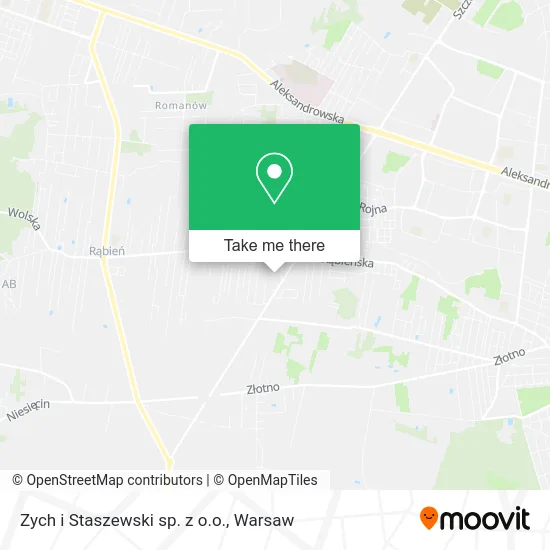 Карта Zych i Staszewski sp. z o.o.