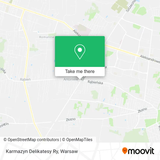 Карта Karmazyn Delikatesy Ry