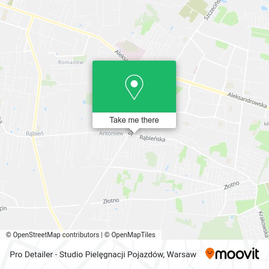 Pro Detailer - Studio Pielęgnacji Pojazdów map