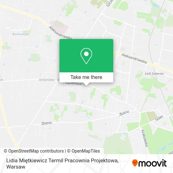 Lidia Miętkiewicz Termil Pracownia Projektowa map