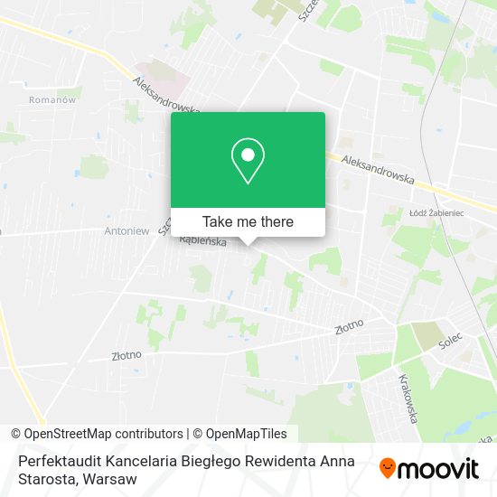 Perfektaudit Kancelaria Biegłego Rewidenta Anna Starosta map