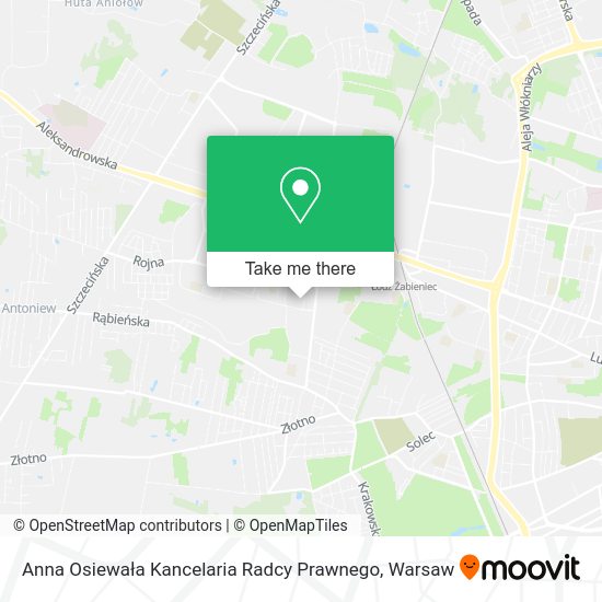 Anna Osiewała Kancelaria Radcy Prawnego map