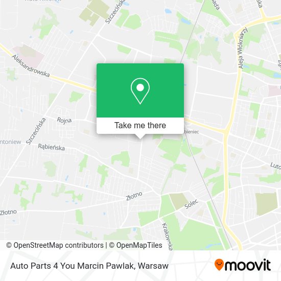 Auto Parts 4 You Marcin Pawlak map