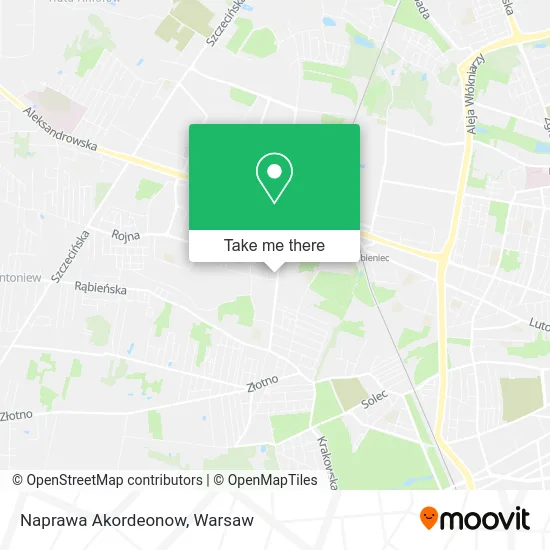 Карта Naprawa Akordeonow
