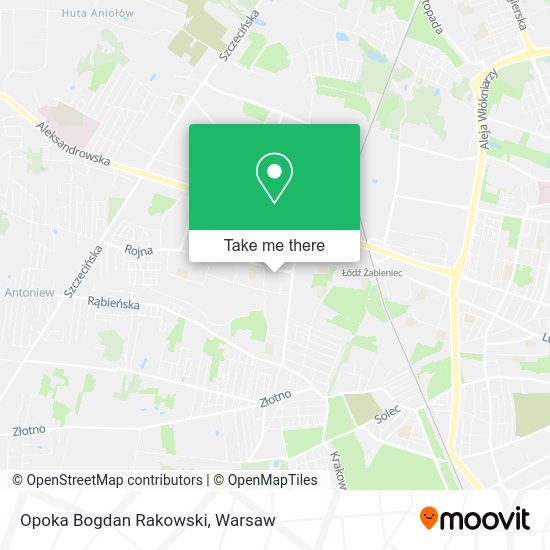 Opoka Bogdan Rakowski map