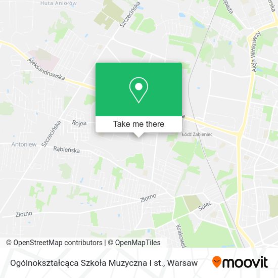 Ogólnokształcąca Szkoła Muzyczna I st. map