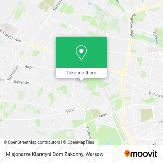 Карта Misjonarze Klaretyni Dom Zakonny