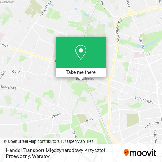 Handel Transport Międzynarodowy Krzysztof Przewoźny map