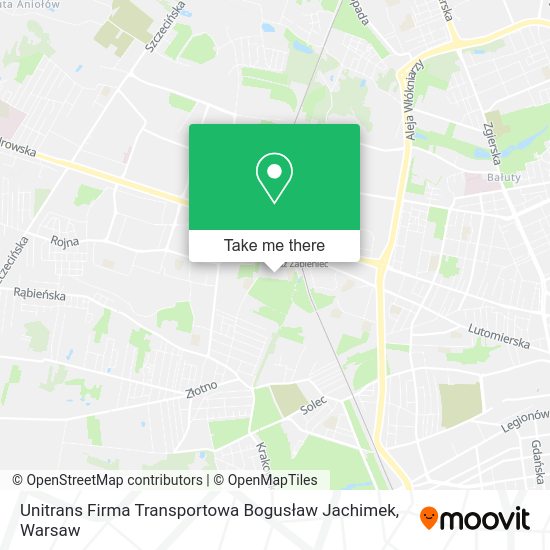 Unitrans Firma Transportowa Bogusław Jachimek map