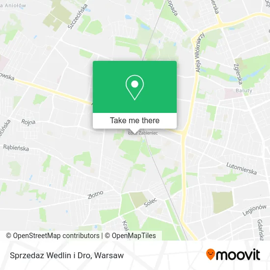 Карта Sprzedaz Wedlin i Dro