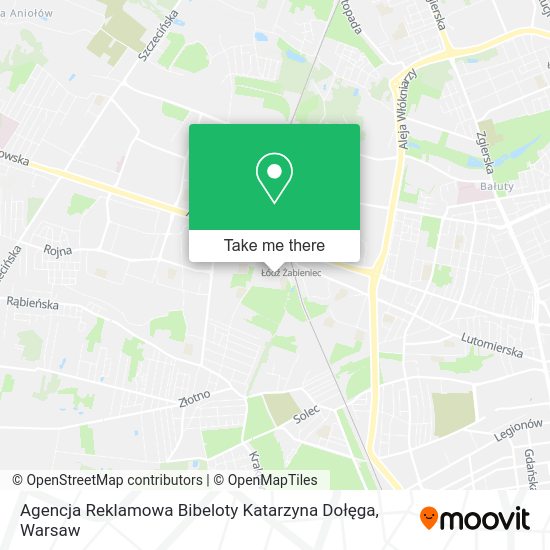 Agencja Reklamowa Bibeloty Katarzyna Dołęga map